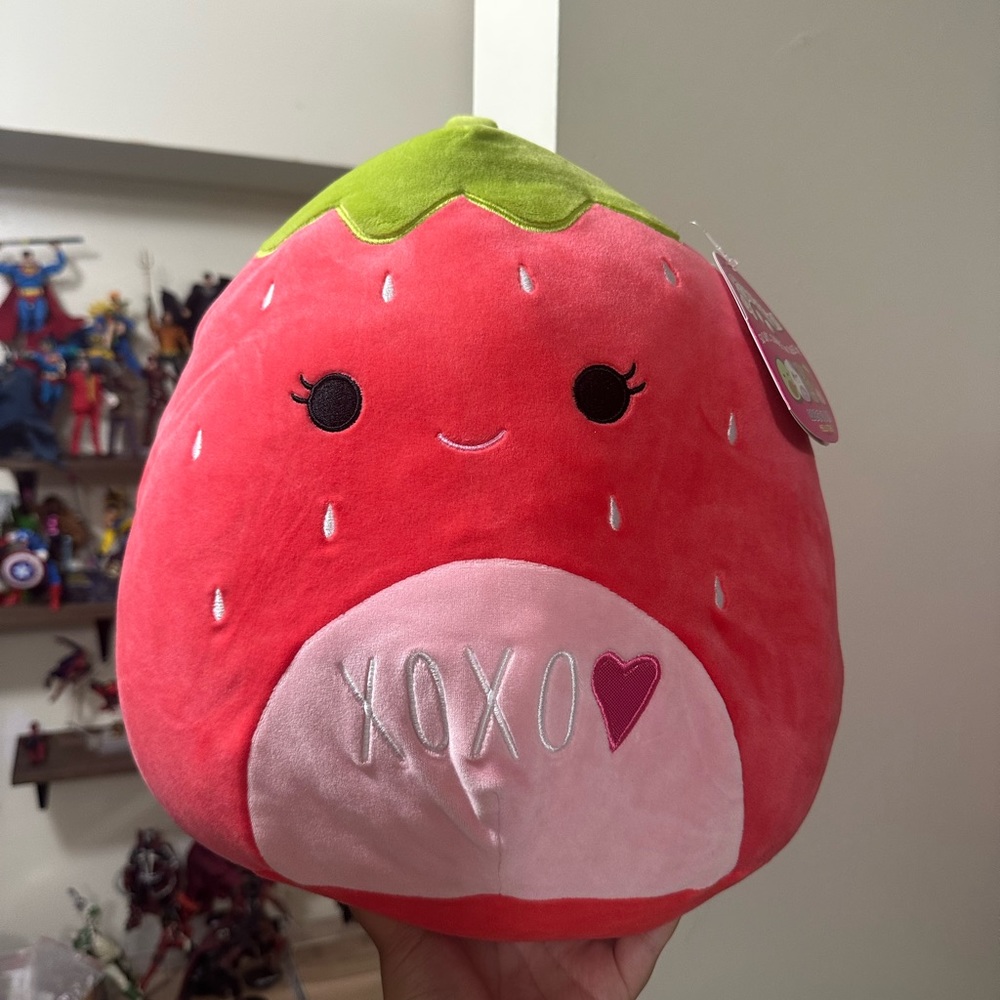 12" NWT Valentine's Scarlett strawberry squishmallow